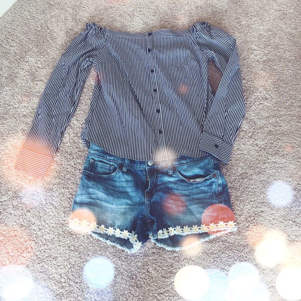 Express off the shoulder top.